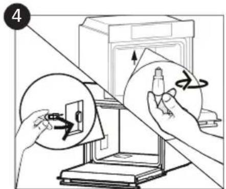 CANDY FIDC B605 L - Changing the Bulb (A seconda del modello del forno.) - 4