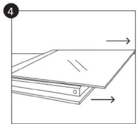 CANDY FIDC B605 L - Removal and Cleaning of the Glass Door (depends on model) - 4