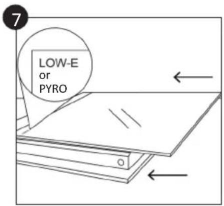 CANDY FIDC B605 L - Fjerning og rengjøring av glassdøren (Avhengig av ovnsmodellen.) - 7