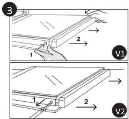 CANDY FIDC B605 L - AZ OLDALSO KERETEK ELTÁVOLITASA ES TISZITÁSA - 3