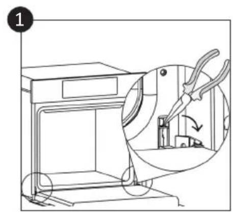 CANDY FIDC B605 L - RIMOZIONE E PULIZIA DELLE SCAFFALATURE A FILO - 1