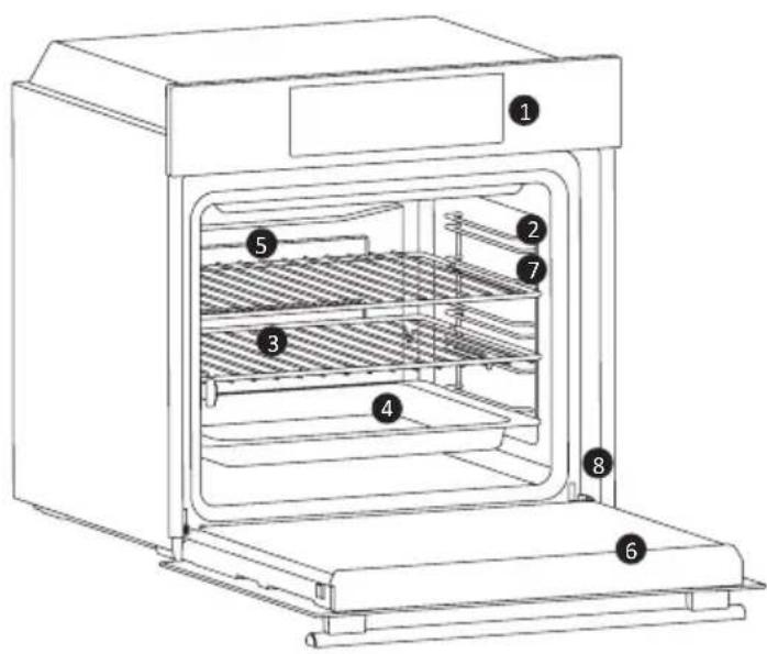 CANDY FIDC B605 L - REMOVAL AND CLEANING OF THE SIDE RACKS - 1