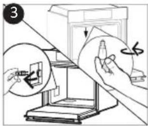 CANDY FIDC B605 L - Aλλαγή της λάμπας (εξαρτάται από το μοντέλο) - 3