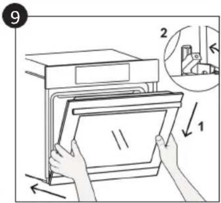 CANDY FIDC B605 L - OHJEET SIVUTELINEIDEN POISTAMISEKSI JA PUHDISTAMISEKSI - 9