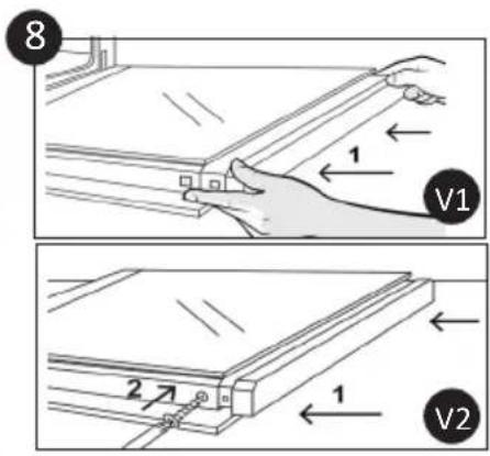 CANDY FIDC B605 L - REMOÇÃO E LIMPEZA DOS SUPORTES LATERAIS - 8