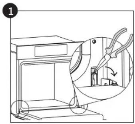 CANDY FIDC B605 L - Drahtgestelle entfernen und reinigen - 1