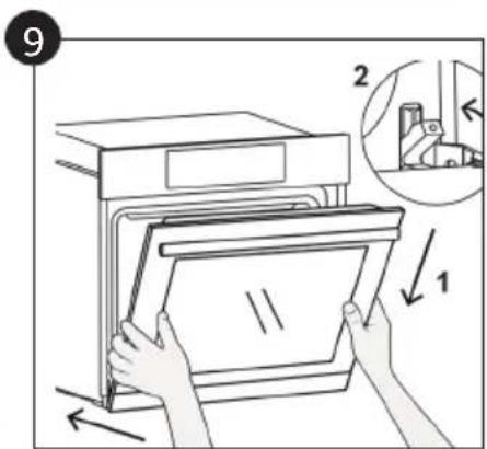 CANDY FIDC B605 L - BORTTAGNING OCH RENGÖRING AV SIDORÄCKEN - 9