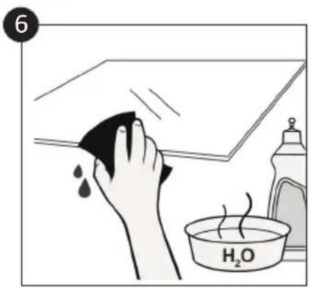 CANDY FIDC B605 L - Removal and Cleaning of the Glass Door (depends on model) - 6