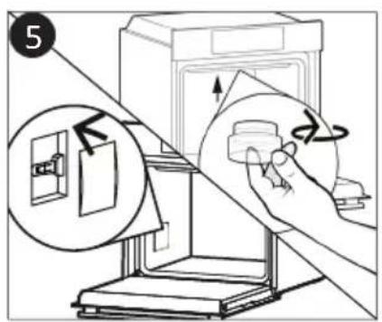 CANDY FIDC B605 L - Fjerning og rengjøring av glassdøren (Avhengig av ovnsmodellen.) - 14