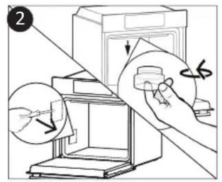 CANDY FIDC B605 L - Fjerning og rengjøring av glassdøren (Avhengig av ovnsmodellen.) - 11