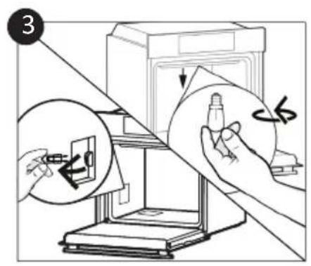 CANDY FIDC B605 L - Vymena zarovky (Zavisina modelu trouby.) - 3