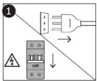 CANDY FIDC B605 L - Auswechseln der Glühbirne (je nach Modell) - 1
