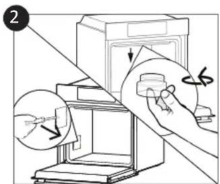 CANDY FIDC B605 L - Changing the Bulb (depends on model) - 2