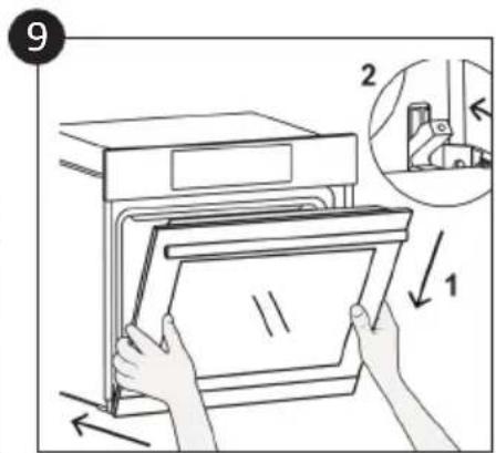 CANDY FIDC B605 L - Démontage et nettoyage des supports lateraux - 9