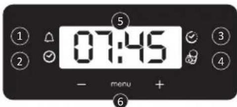 CANDY FIDC B605 L - Beskrivelse af display (afhænger af model) - 8
