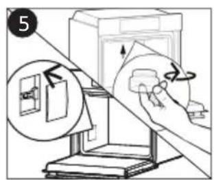CANDY FIDC B605 L - Aλλαγή της λάμπας (εξαρτάται από το μοντέλο) - 5