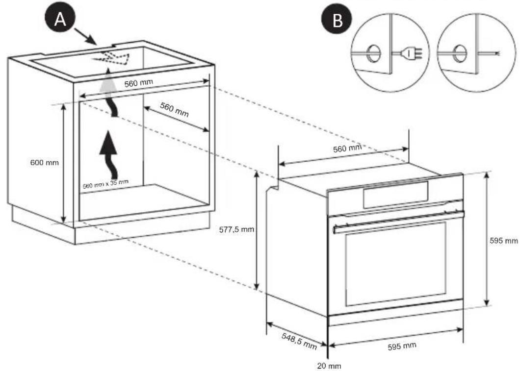 CANDY FIDC B605 L - Instalacja - 1