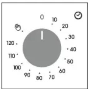 CANDY FIDC B605 L - Utilisation du minuteur utilisation de la minuterie de fin de cuisson - 2