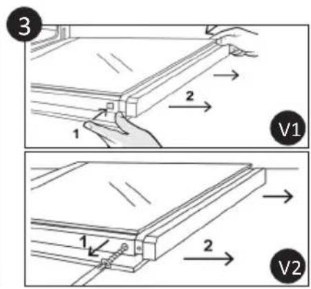 CANDY FIDC B605 L - Drahtgestelle entfernen und reinigen - 3