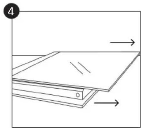 CANDY FIDC B605 L - EXTRACCION Y LIMpieZA DE LOS SOPORTES LATERALES - 4