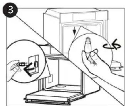 CANDY FIDC B605 L - Changing the Bulb (depends on model) - 3
