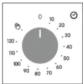 CANDY FIDC B605 L - Použití minutového Časovače Pomoci Časovace konce vařeni - 2