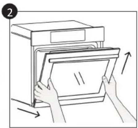 CANDY FIDC B605 L - Aφαρεοτε καικαθαρίσε τη γυαλινη πόρτα (εξαρτάται από το μοντέλο) - 2