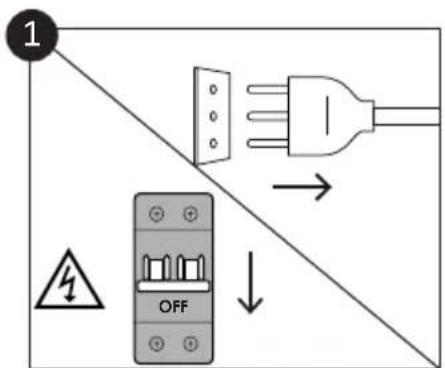 CANDY FIDC B605 L - Changing the Bulb (depends on model) - 1