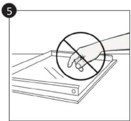 CANDY FIDC B605 L - Removal and Cleaning of the Glass Door (depends on model) - 5