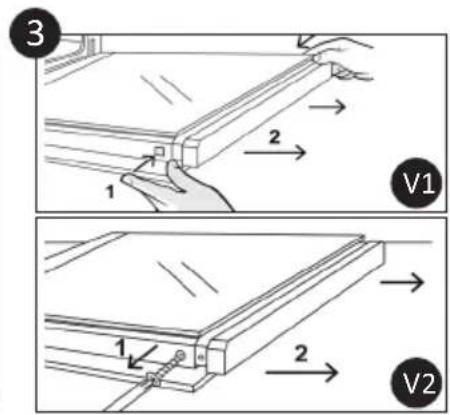 CANDY FIDC B605 L - RIMOZIONE E PULIZIA DELLE SCAFFALATURE A FILO - 3