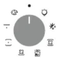 CANDY FIDC B605 L - Použití dotykového ovládání programátoru hodin - 5