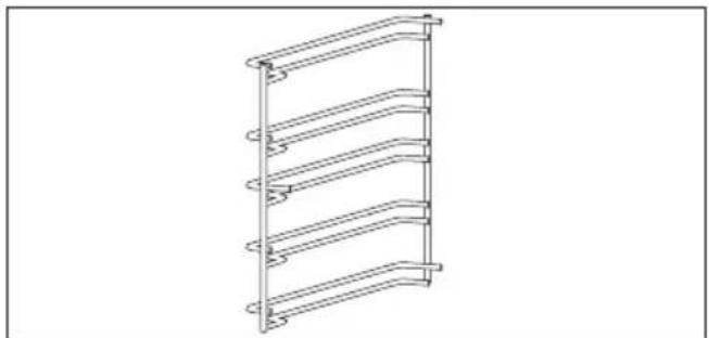 CANDY FIDC X825 L - Rejillas laterales (solo si está presentes) - 1