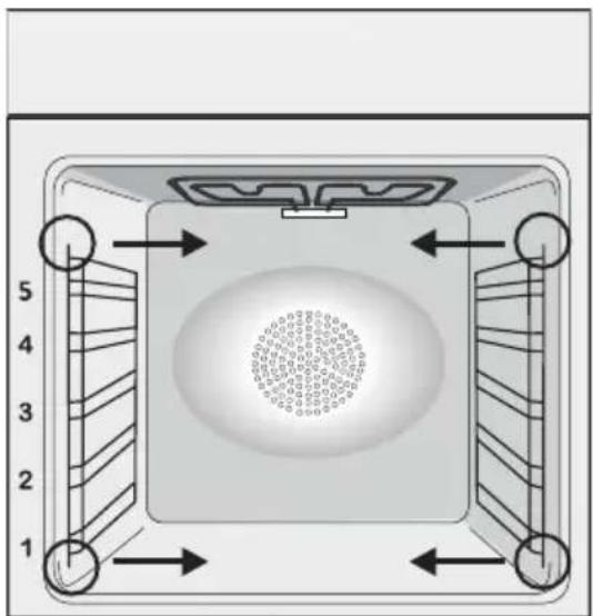 CANDY FIDC X825 L - REMOVAL AND CLEANING OF THE SIDE RACKS - 1