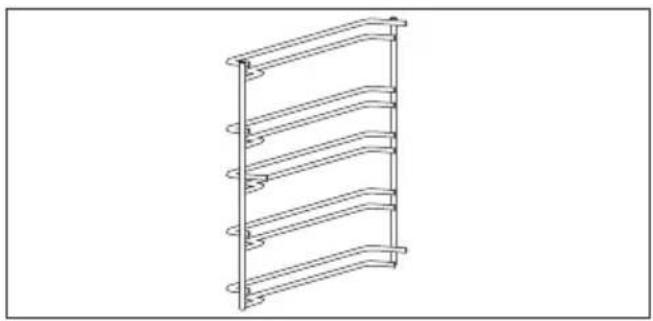CANDY FIDC X825 L - Griglie metalliche laterali (solo se presenti) - 1