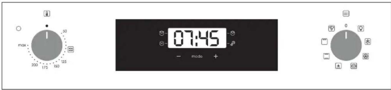 CANDY FIDC X825 L - Display description - 1