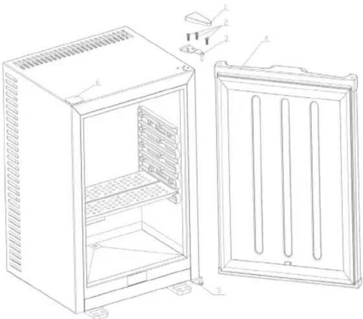 BRANDY BEST SILENTPRO28 - Changement de la porte réversible - 1
