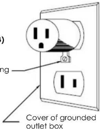 OMEGA JC3000 - WARNING: GROUNDING INSTRUCTIONS - 2