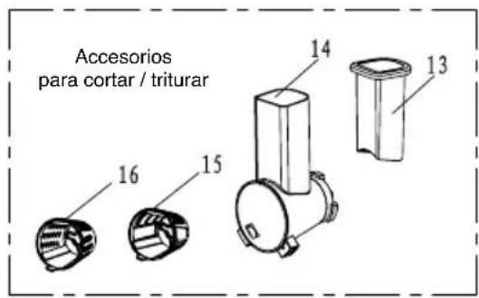 OMEGA H3000 - PARTES O PIEZAS Y FUNCION (ACCESORIOS OPCIONALES) - 1