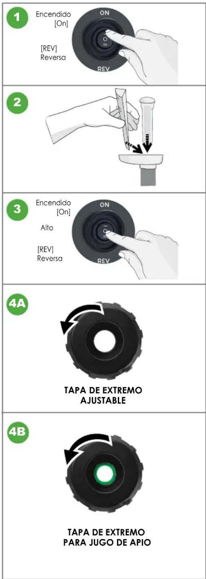 OMEGA MM1500 - BOTÓN DE ENCENDIDO / APAGADO / REVERSA - 1