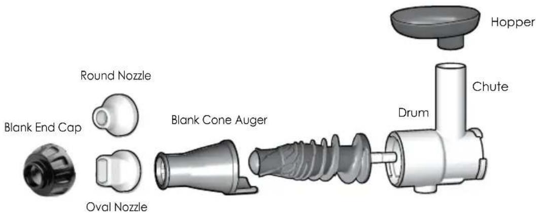 OMEGA J8006HDC - Round/Oval Nozzle - 1
