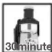 OMEGA MMC500C - NEVER PUT A FINGER, A FORK OR A SPOON ETC. INTO JUICE SPOUT. - 4