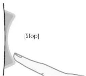 OMEGA VRT350 - CAUTION WHEN USING OPERATION BUTTON - 2