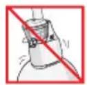 OMEGA VRT350 - WHEN USING THE APPLIANCE, BE CAREFUL OF A NECKTIE, LONG NECKLACE, SCARF ETC. BECOMING ENTANGLED INTO FEEDING CHUTE. - 1