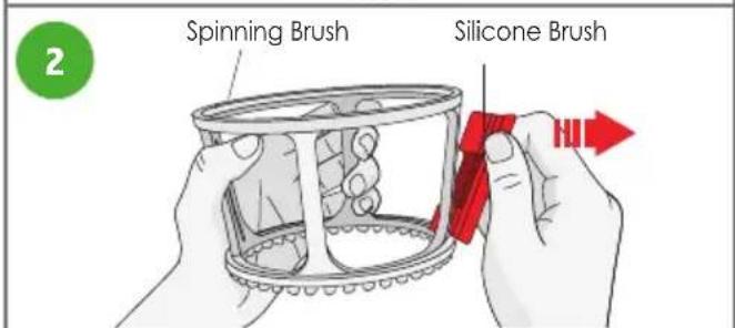 OMEGA VRT350 - SPINNING BRUSH DISASSEMBLY AND WASHING - 2
