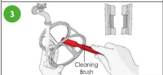 OMEGA VRT350 - SPINNING BRUSH DISASSEMBLY AND WASHING - 3