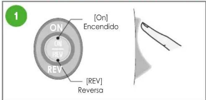 OMEGA VRT350 - BOTÓN DE ENCENDIDO/REVERSA [ON/REV] - 1