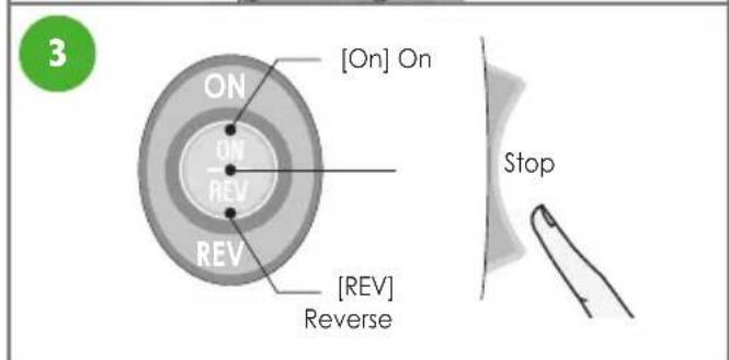 OMEGA VRT350 - ON/REV BUTTON - 3