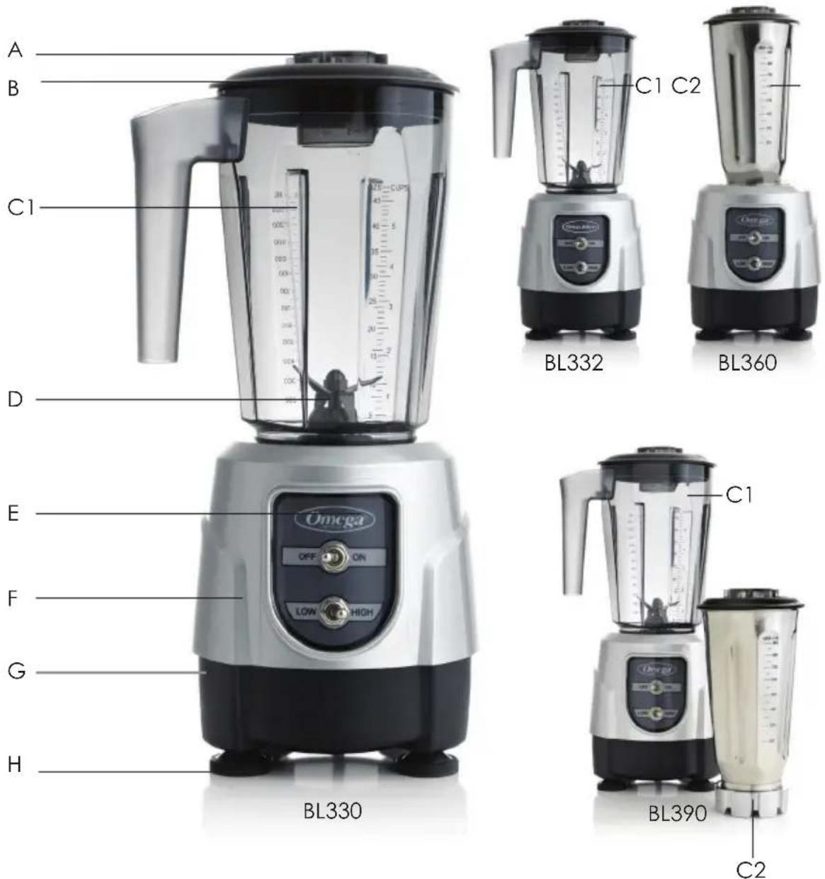 OMEGA BL360 - Composition de votre OMEGA - 1