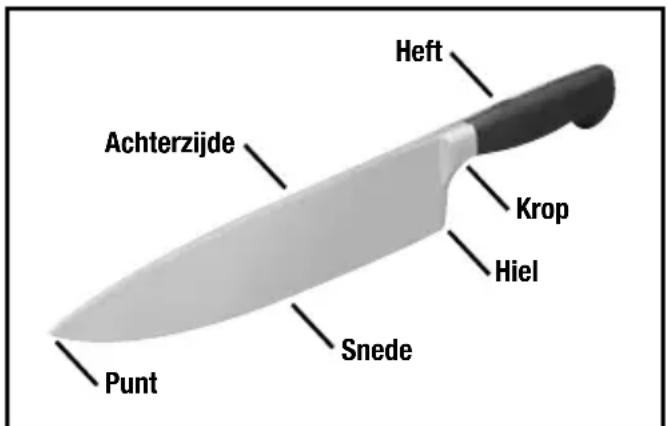 Heft Achterzijde Krop Hiel Punt Snede