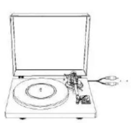 Soundmaster PL711 - CONNECTION TO EXTERNAL UNITS WITH CHINCH AUDIO CABLE - 1